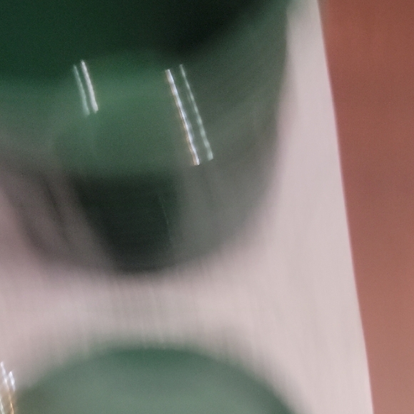 Pair Of Longaberger Green Pottery Crocks With Lids/Coasters - Picture 4 of 9